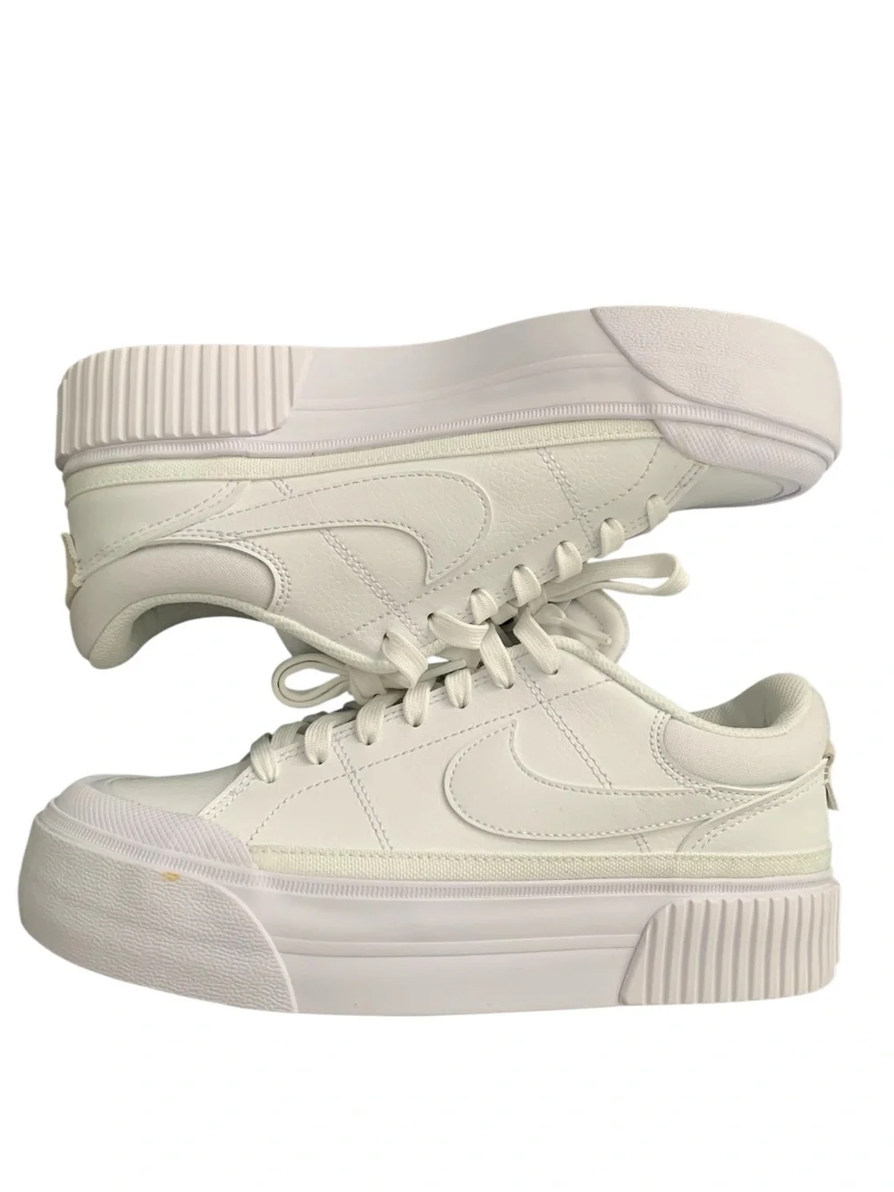 NIKE White Court Legacy Lift Shoes size 7 - Picture 7 of 12